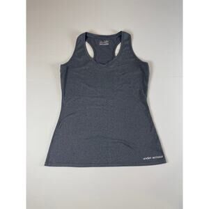 Under Armour Gray Racerback Tank Size M V‑Neck Sleeveless Athleisure